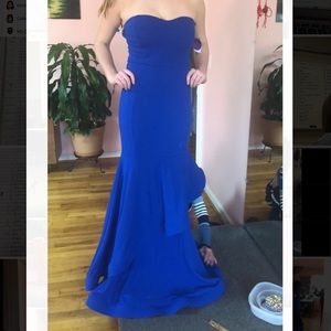 Royal blue formal/prom dress